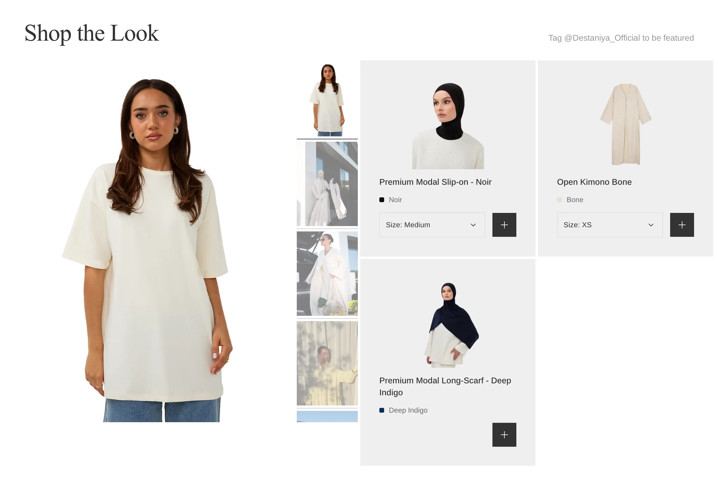 Shop the look: de hele outfit als losse, direct koopbare items