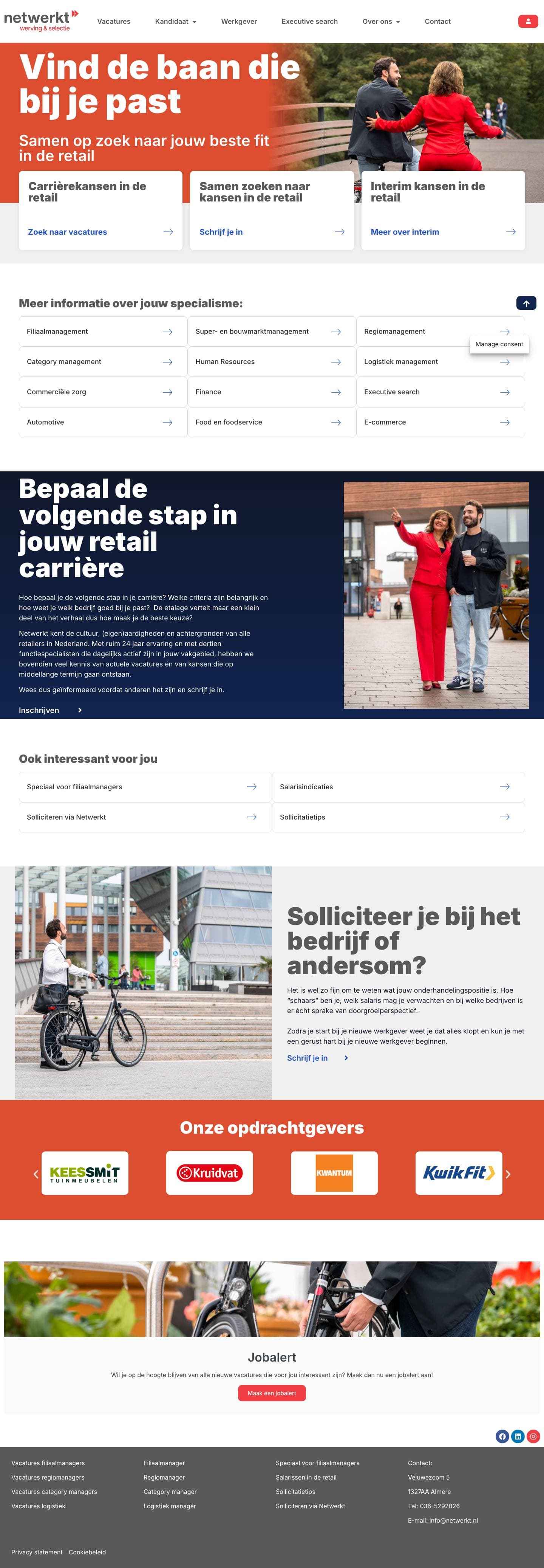 Volledige pagina van Netwerkt