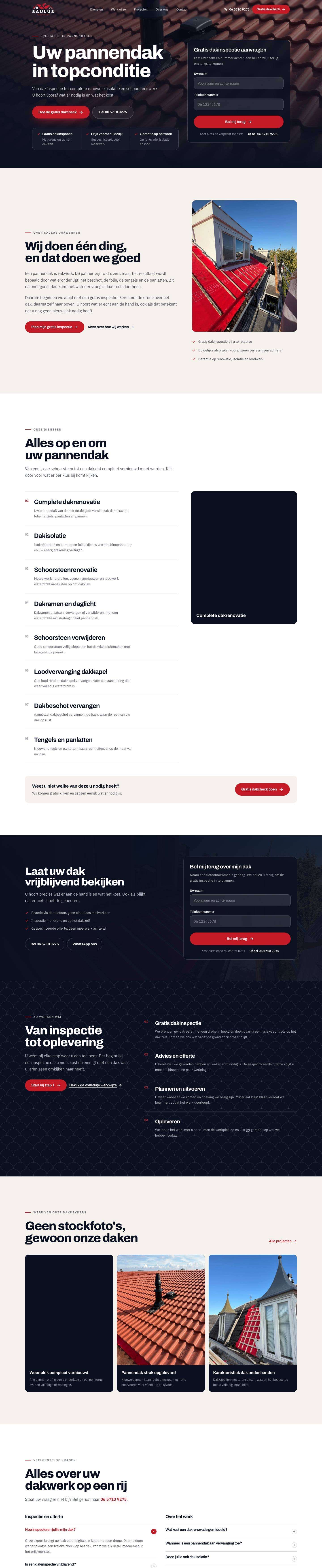 Volledige pagina van Saulus Dakwerken