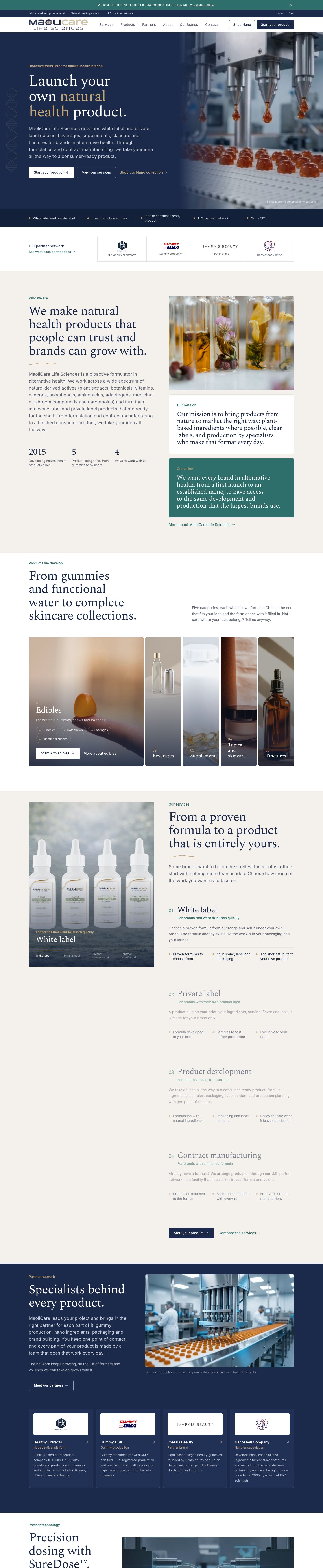 Volledige pagina van MaoliCare Life Sciences