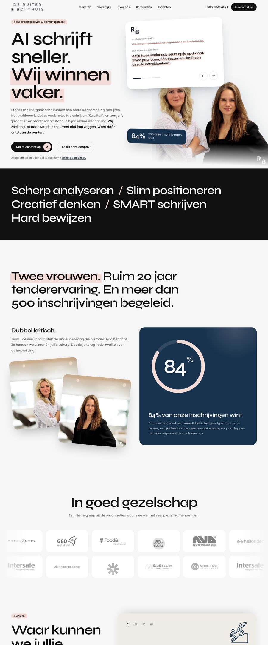 Website van De Ruiter & Bonthuis